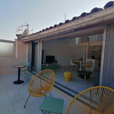 Charmant Appartement Terrasse Sur Les Toits 格拉斯 外观 照片