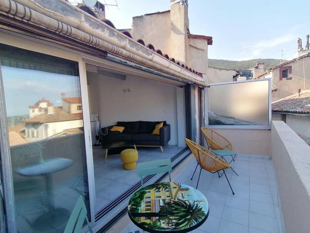 Charmant Appartement Terrasse Sur Les Toits 格拉斯 外观 照片